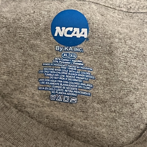 NCAA Texas Longhorns Short Sleeve Gray Shirt Mens XL - Picture 6 of 9